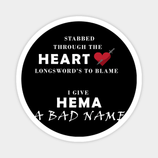 Longsword Through the Heart - HEMA Inspired Magnet